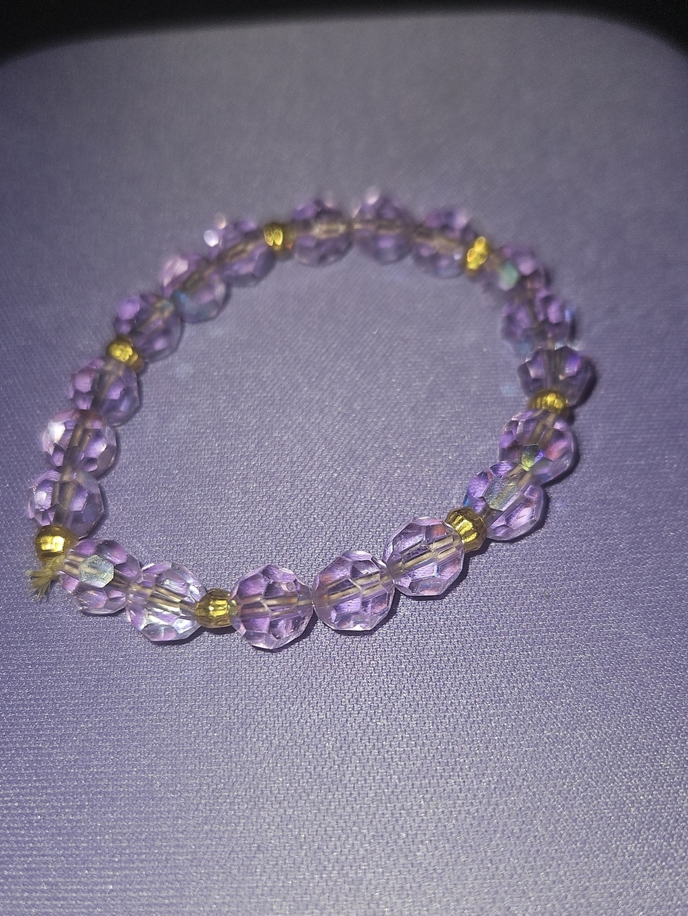 Purple Crystal Bracelet